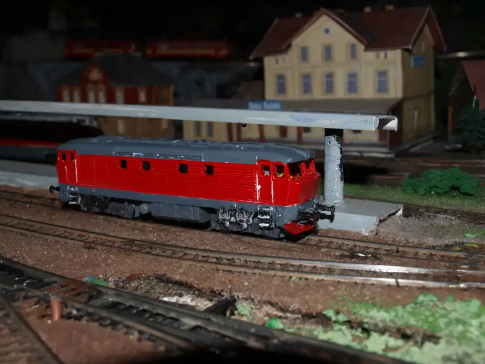 Modelové kolejiště TT září 2014. 